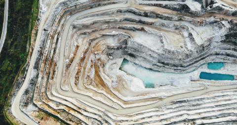 Mining quarry