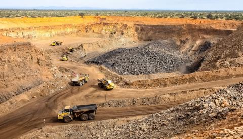 Open Pit Manganese Mining and Equipment