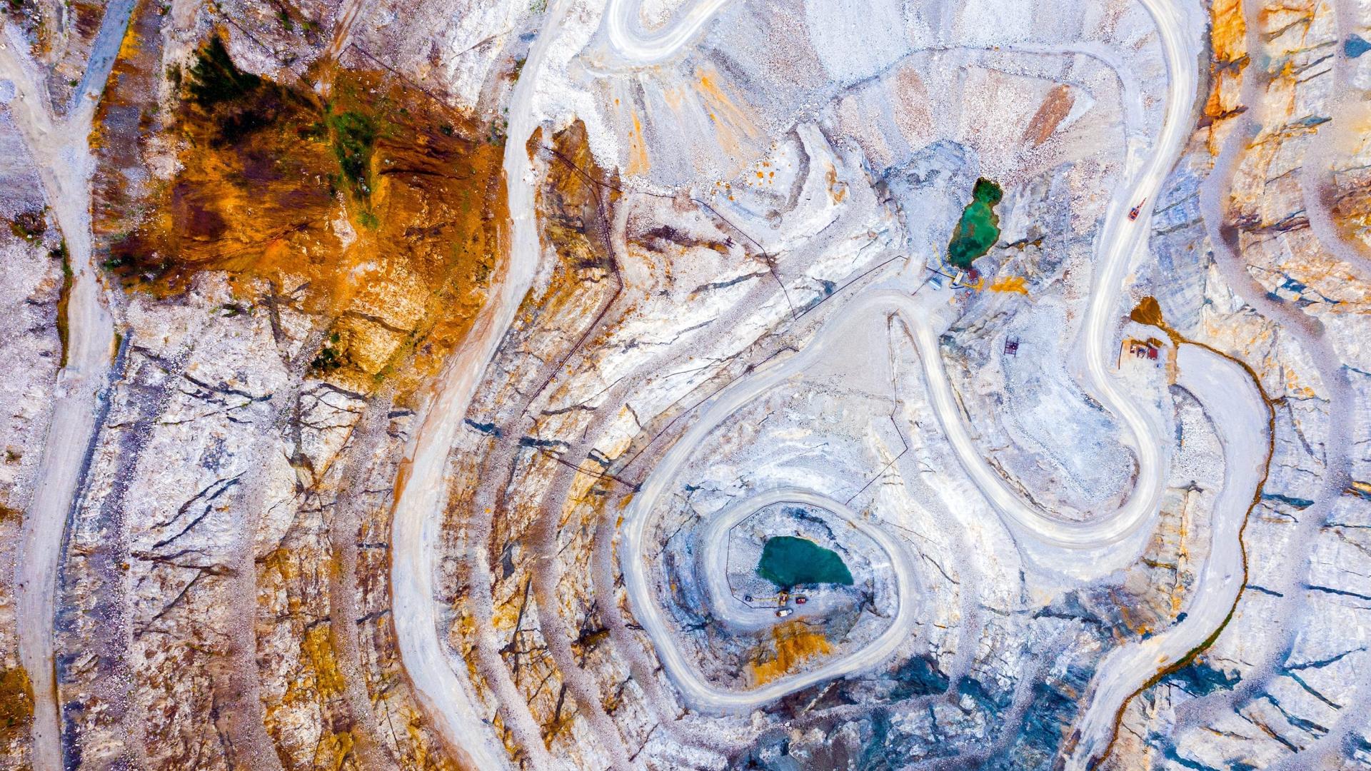 Open pit mine