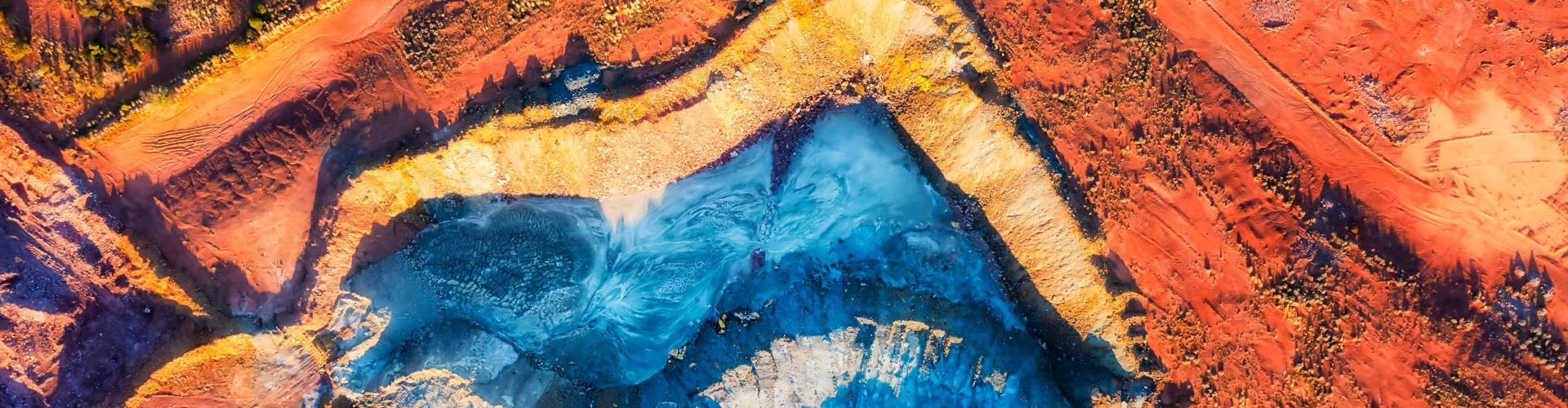 Open pit mine in Australia