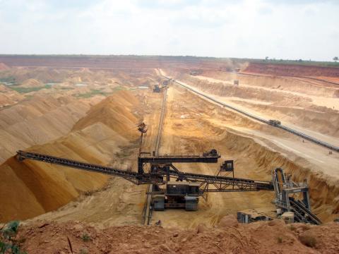 Phosphate mining in Togo, 2007
