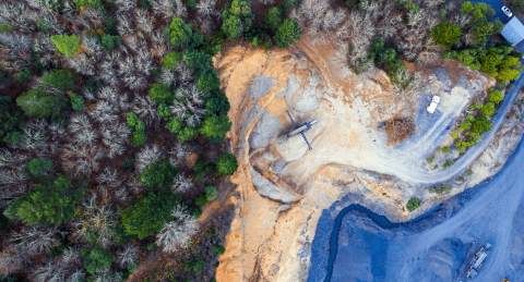 Mining quarry